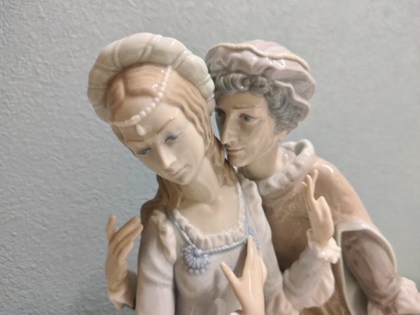 リヤドロ LLADRO ロミオとジュリエット 大型フィギュリン 希少廃盤 西洋陶器 レア