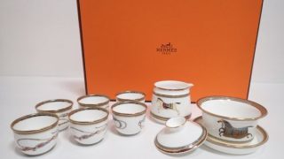 エルメス シュバルドリアン HERMES Cheval d’Orient カップ6客 ティーセット 食器