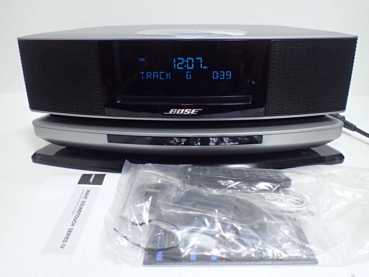 アンプ BOSE Wave SoundTouch music system IV Bose Wave Music System IV - platynowe srebro : Amazon.pl