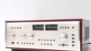 Accuphase アキュフェーズ E-303 プリメインアンプ MCヘッドアンプ内蔵 ウッドキャビネット装備