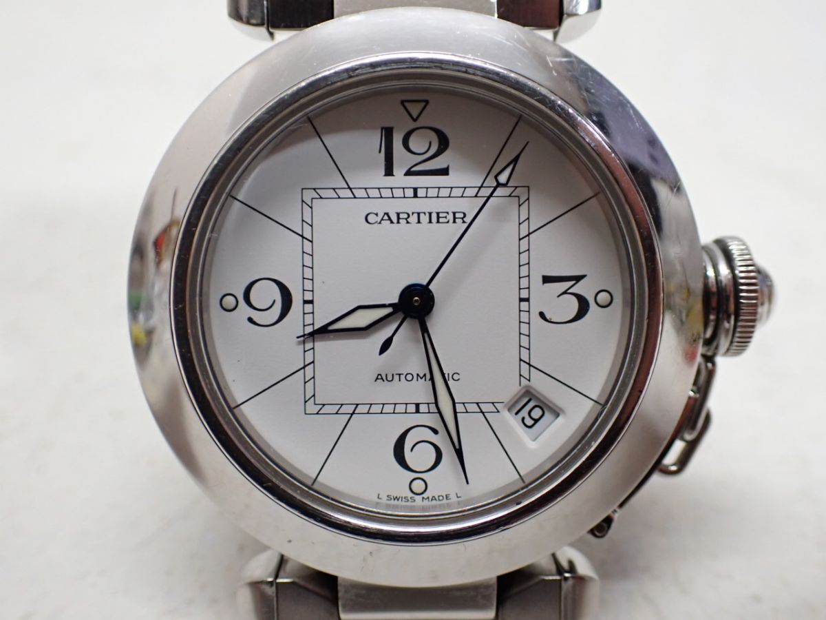 Cartier カルティエ パシャC 2324 自動巻き メンズ 腕時計 純正ブレス 中古品